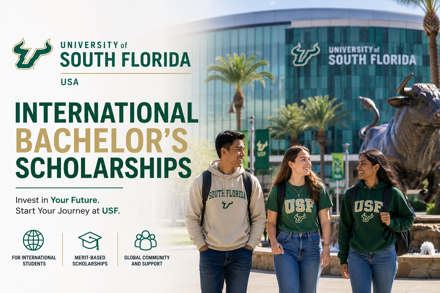 University of South Florida, USA, — International Bachelor’s Scholarships